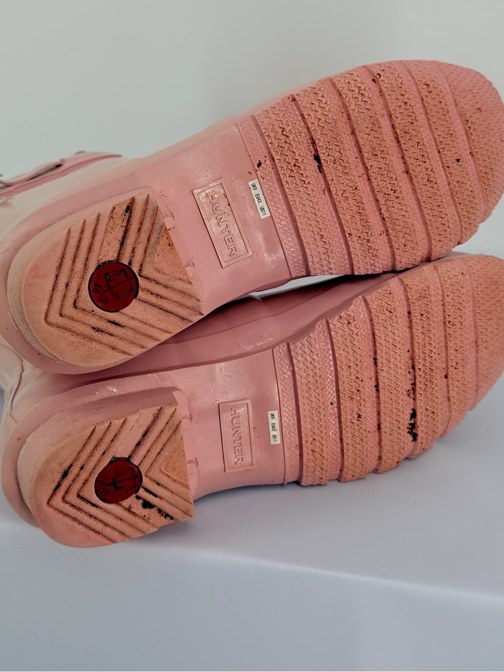 Hunter Original Short Gloss Pink Rain Boots Women’s Size 11 - Picture 6 of 7